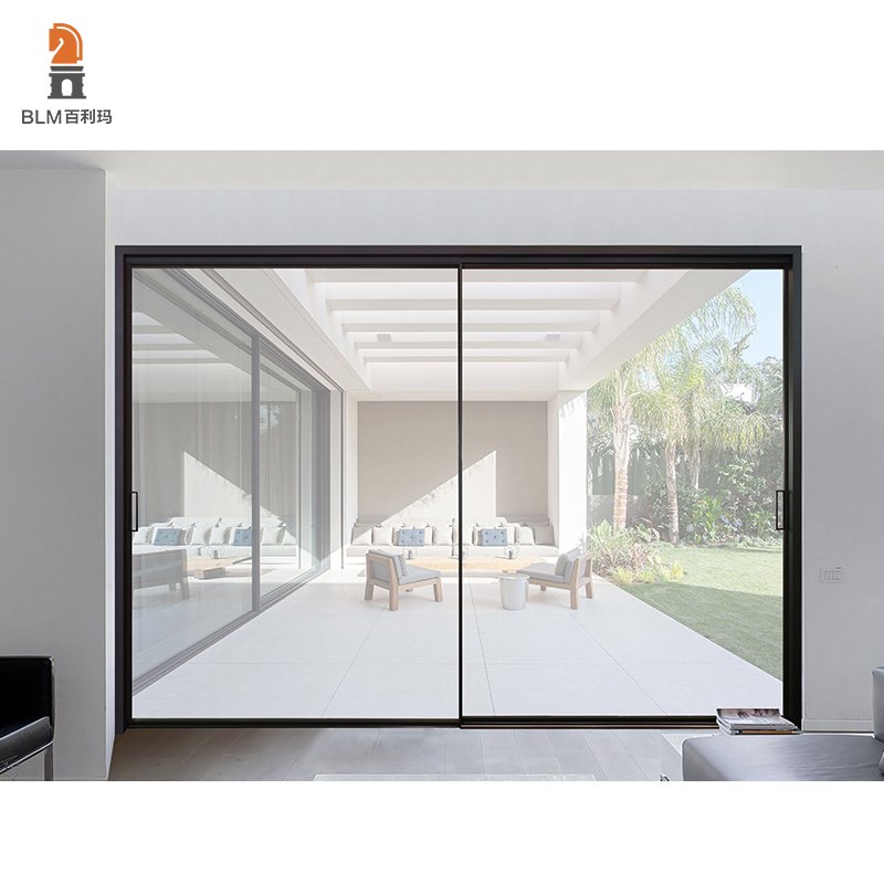 Double Glass Aluminum Sliding Door